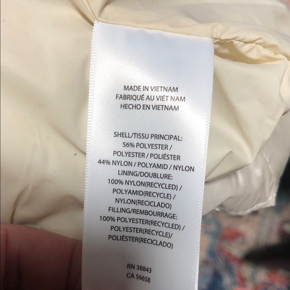New Ralph Lauren Cream Puffer Jacket L - Picture 6 of 6